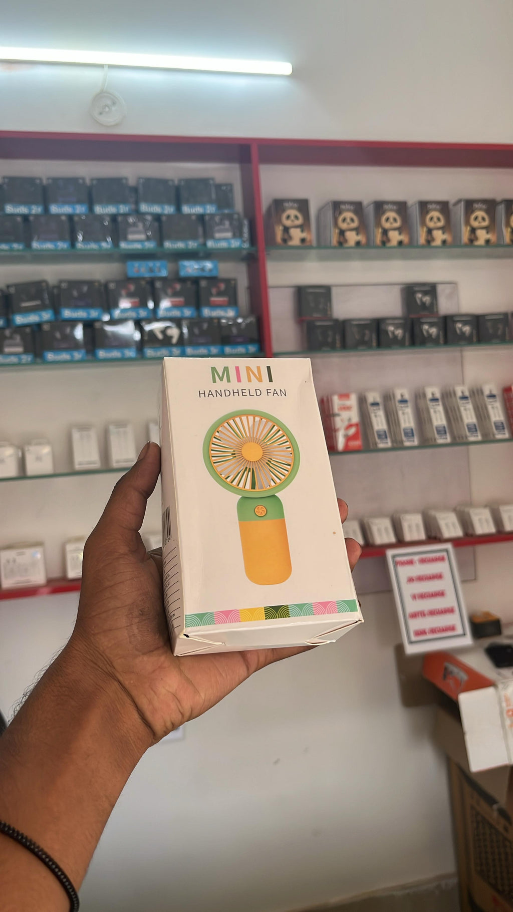 Mini Handheld Fan - Pack of 3
