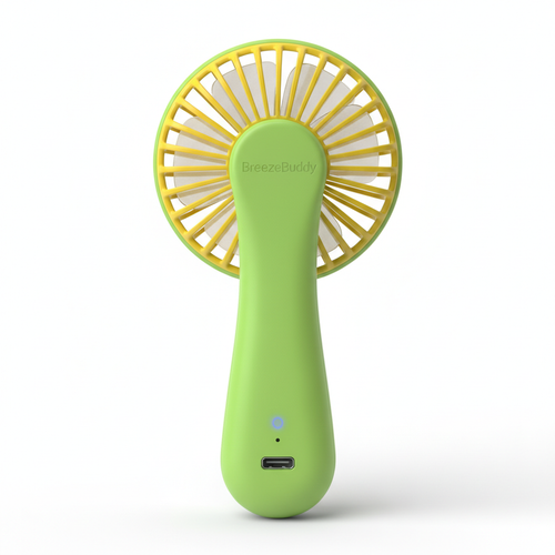 Mini Handheld Fan back view