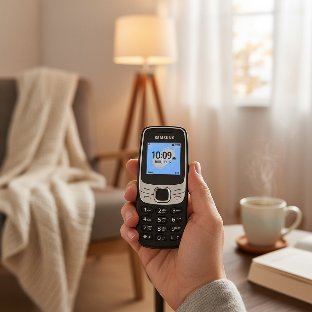 Samsung Guru 1200 lifestyle shot