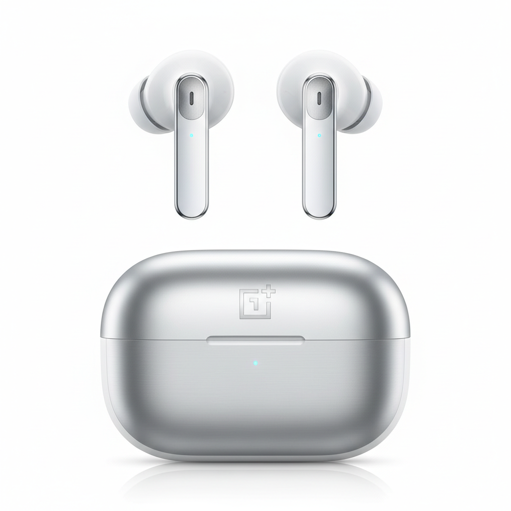 OnePlus Buds Pro 3 with case front view