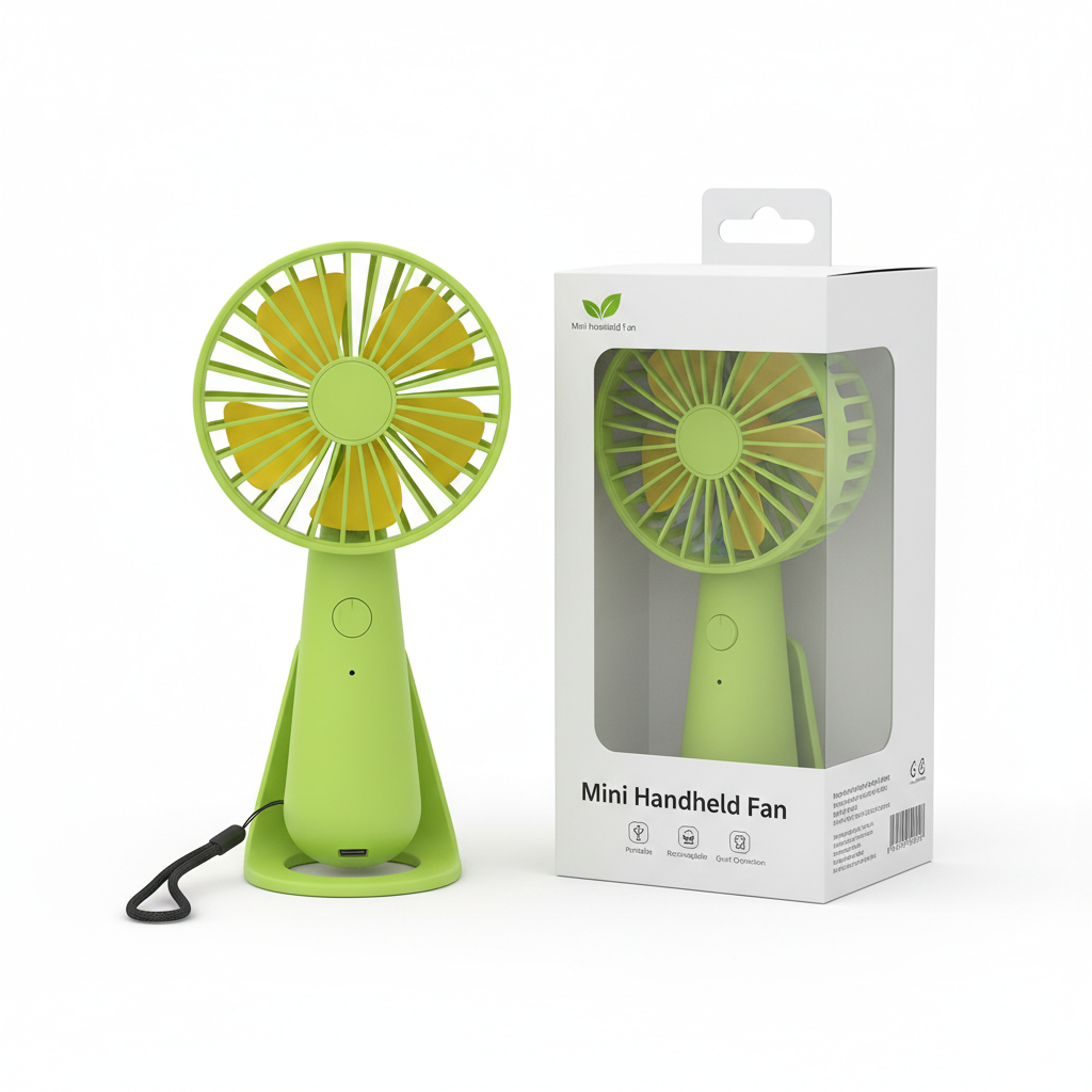 Mini Handheld Fan with box