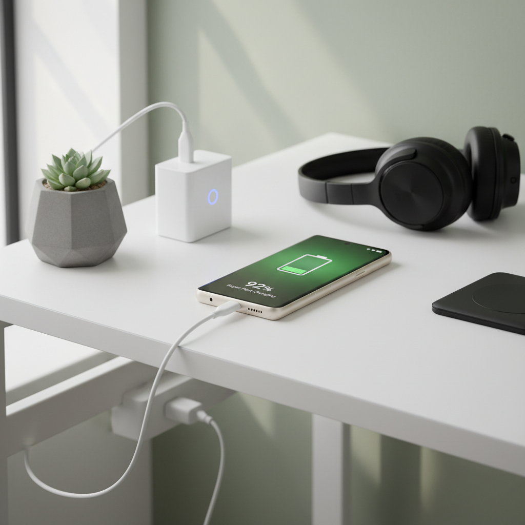 Samsung 45W charger lifestyle