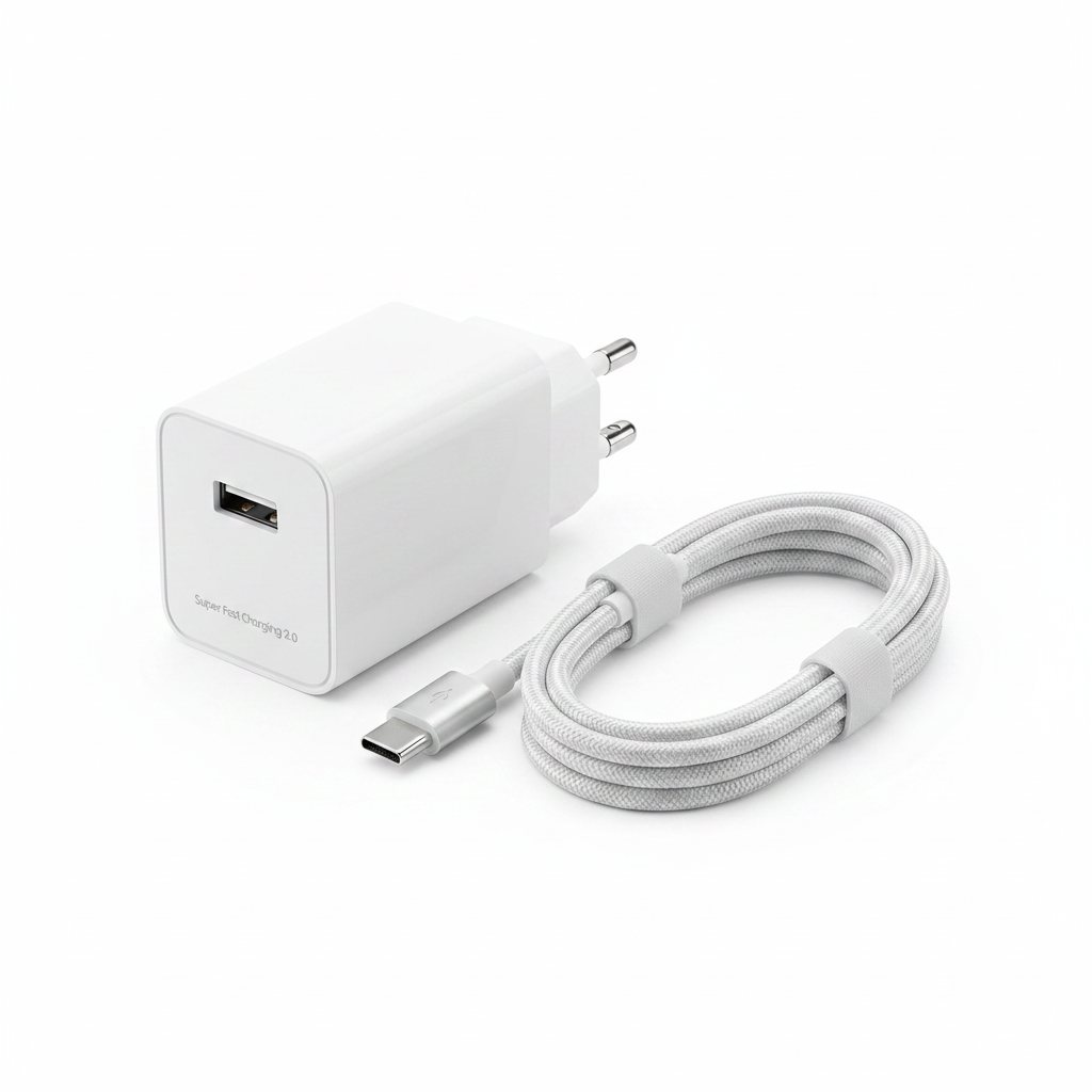 Samsung 45W charger white background